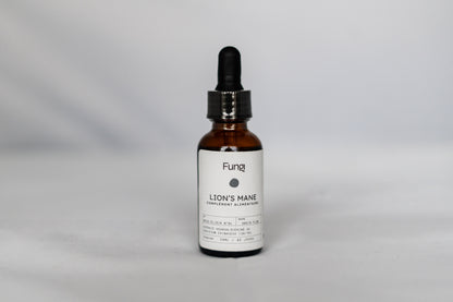 Relaxation Mentale pour le Bien-être | LION MANE - flacon d'extrait liquide de Lion's Mane