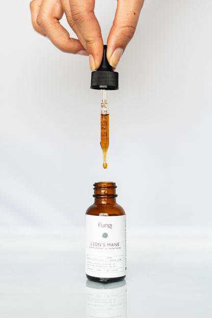 Relaxation Mentale pour le Bien-être | LION MANE extrait liquide avec pipette